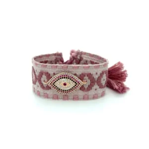 hueso lila pulsera