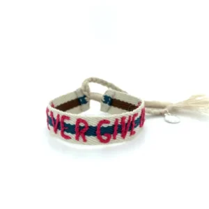 Pulsera Never give up