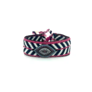 Pulsera Cebra violeta