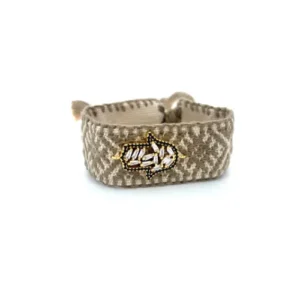 Pulsera Juana arena con beige